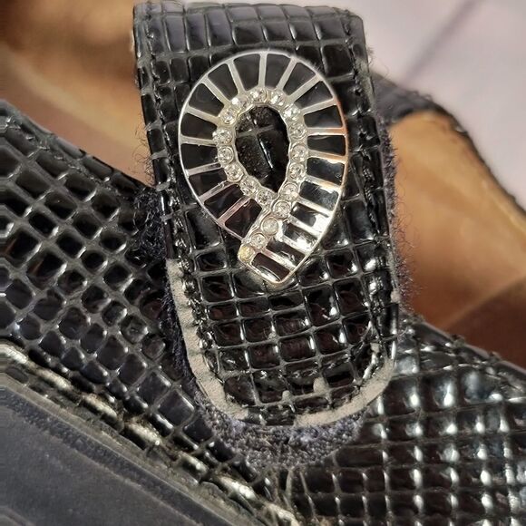 Alegria Paloma Jazzy Black Mary Jane Shoes - Picture 11 of 14